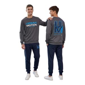 Winter cotton fleece tracksuit set with a soft, thick, and smooth outer finish