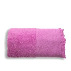 Jacquardina منشفة استحمام مصرية من Jacquarddina بلون بينك - 100% قطن، تجفيف سريع، مقاس 70x140 سم - فاخرة وعالية الامتصاص للاستخدام في المنزل والسبا