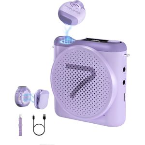 Comica 7RYMS WA2 Amplifier with Microphone Purple