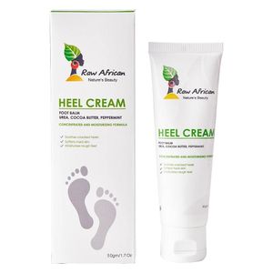 Raw African كريم مرطب للكعبين والقدمين، تركيبة مركزة ومرطبة، 50 غرام