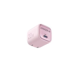 Anker Zolo 20w -Nano III Fast Charger for iPhone 15-16 Series, PPS, PIQ 3.0, Foldable, 20w , Pink
