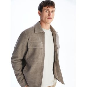 LC Waikiki Standard Fit Collared Neck Men's Cachet Coat