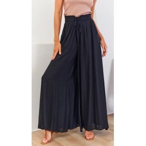 Palazzo Pant Women's Clothing Gauchos Elastic Waist Style LotusTraders -  LotusTraders