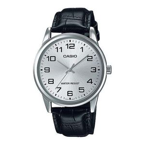 Casio MTP-V001L-7B Leather Watch - Black