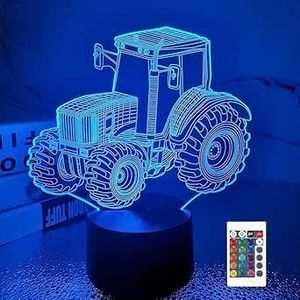 General  3D Night Light, 16 Colour Changing LED Lamp with Remote Control, Illuminated Base – Decorative LED Platform