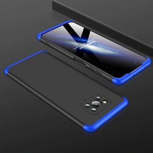 جراب حماية قصوى 360° 3 في 1 بحماية للكاميرا لهاتف بوكو اكس 3 برو (Poco X3 Pro Cover )  - أزرق أسود