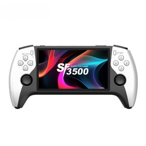 MERV SF3500 Retro Handheld Game Console-Handheld Game Console with HD 5.5-inch IPS Screen Classic Video Games Supports TV Connection,14+ Emulators & 5-Hour Battery Life - Black