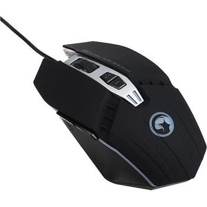Marvo Marv.o M112 Gaming Mouse – 7 Programmable Buttons, Optical Sensor Up to 4000 DPI, 7 Color RGB Lighting, USB Interface, Kabell 1.5–1.8m