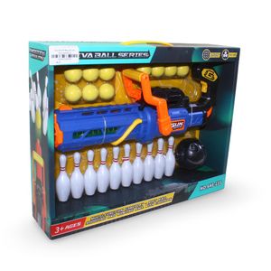 Multi Function "Eva Ball Series" Multi-Function Shooting and Bowling Set – Blue
