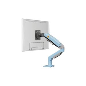 NB ERGONOMIC NB F80 Series Monitor Mount – Adjustable Desk Stand, Fits 17"-30" Screens (Up to 19.8 lbs), Tilt, Swivel & Rotation - Sky blue