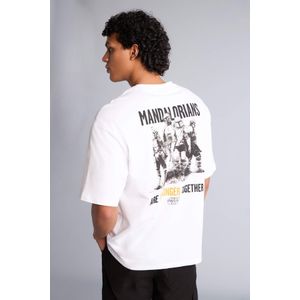 Defacto Star Wars Licensed Boxy Fit Printed Short Sleeve T-Shirt