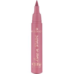 Essence محدد الشفاه لاين إن ستين تاتو 01 للجميع - وردي عاري