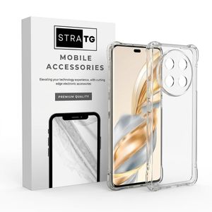 StraTG Gorilla Case for Honor X9C – Transparent Shockproof Silicone Cover with Corner Protection