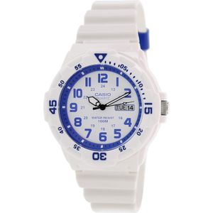 Casio Marine Men's White Dial Resin Band Watch - MRW-200HC-7B2V, Analog, Quartz