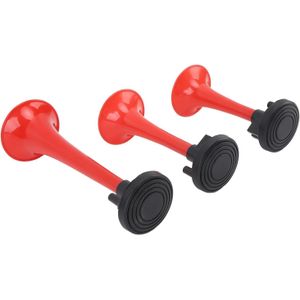 Heavy-duty 12V musical air horn with three trumpets (tones)loud sound-suitable for trucks and cars.