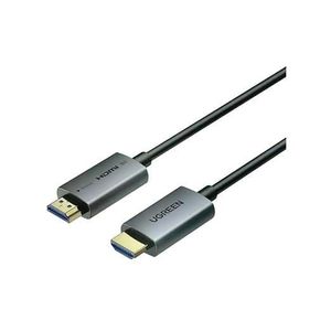 Ugreen كابل ألياف ضوئية HDMI بدقة 8K بطول 20 مترًا، غلاف من الألومنيوم، ذكر-ذكر – HD183-55506