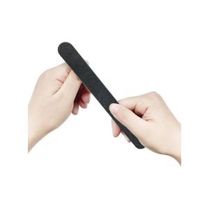 Avelon Healthcare 1 PC Nail File Professional Double Sided 100/180 Grit Nail Files Emery Board Black Manicure Pedicure Tool and Nail Buffering Files