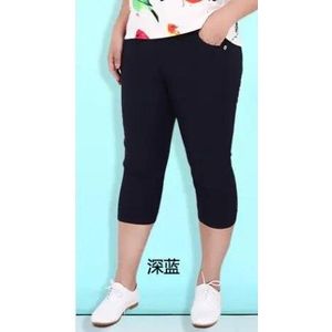 16 Jeans Plus Size Female Elastic Pants Capris 6xl 5xl High Waist Women  Super hot pants @ Best Price Online