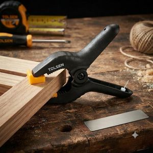 Tolsen Spring Clamps 6" -150 mm Heavy Duty Plastic Clamps - Perfect for Woodwork