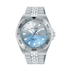 Alba Men's Watch Stainless Band Silver x Blue Dial AV3587X1