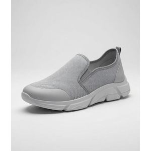 Freska Breathable Slip-On Sneakers- Grey