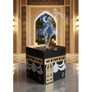 Luxury Decorative Incense Burner with Kaaba Design