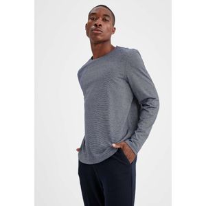 Defacto Man Regular Fit Long Sleeve Body - Navy