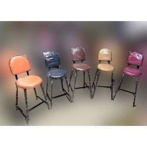 General Brother Office Leather Bar Chair Red Best Price Online