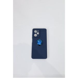 Autofocus Poco X5 Pro Soft Shockproof Protection Camera With Ring Holder Cover - Blue - BLUE
