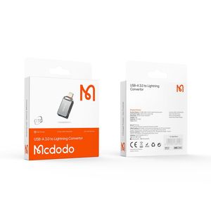 Mcdodo OTG USB-A 3.0 to Lightning Connector , OT-8600 , Dark Grey