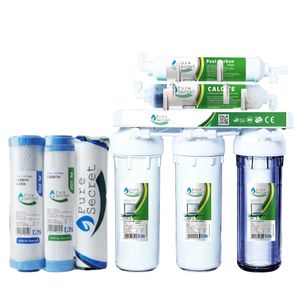 TDS فلتر مياه بيور سيكريت 5 + 3 مراحل اضافية 