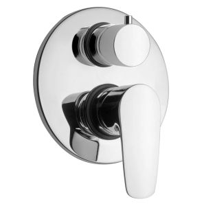 Duravit Bathtub Mixer Cover With Diverter AQ5210008E10 - Silver