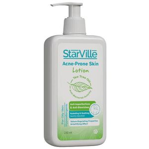 Starville غسول للبشرة المعرضة لحب الشباب 230 مل – تركيبة للتحكم في الزيت وترطيب
