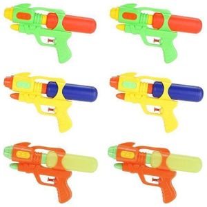 Water Guns 6 Packs For Kids Adults Multicolor Squirt Gun In Party Pool Bath Favors Indoor Outdoor Funy Summer Toy (Pack Of 6)