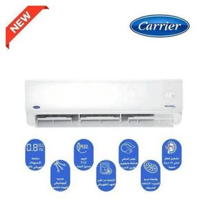 Carrier XCool Split Inverter Air Conditioner 1.5 HP Cooling and Heating White - 53QHEFT12DN8-708F