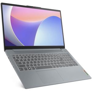 Lenovo Laptop Lenovo IdeaPad Slim 3 83ER007YED, Intel Core i5-12450H, 8GB Ram, 512 SSD, Integrated Intel UHD Graphics,Win11, Arctic Grey, Free Laptop Bag