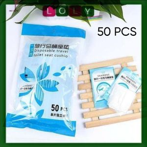50 مغلفاً من أغطية التواليت للاستخدام مرة واحدة، حماية وخصوصية في كل مكان 