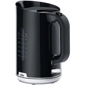 Braun كاتيل كهربائي كهربائية براون، 1.7 لتر، 2200 وات، اسود - WK1100BK