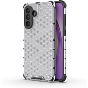 غطاء لهاتف Samsung Galaxy A36 5G وSamsung Galaxy A56 5G، تصميم قرص العسل لحماية السقوط، غلاف حماية شفاف من السيليكون، نحيف للغاية من مادة TPU وPC، مقاوم للصدمات (شفاف)