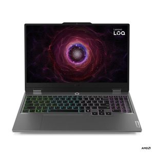 Lenovo LAPTOP Ryzen 5 7235HS - 16GB - 512SSD - RTX 3050-15.6" FHD -win11- Luna Grey- 83JC00P6ED -LOQ