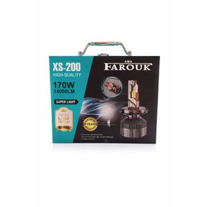 مجموعة إضاءة السيارة الأمامية XS-200 9005 LED مع سطوع 14000 لومن أعلى إضاءة