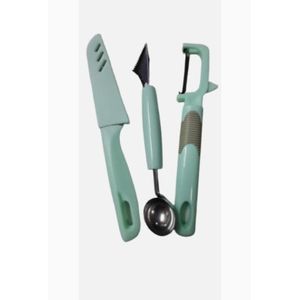 Household tools -kitchen utensil set: knife, peeler, corer