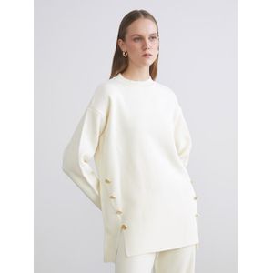 LC Waikiki Crew Neck Oversize Women's Knitwear Sweater