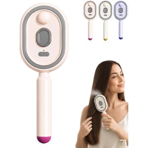 New 5-in-1 Air Brush – Electric air-cushion massage comb, rechargeable anti-frizz steam hairbrush