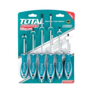 TOTAL Tools 6 Pcs Screwdriver Set