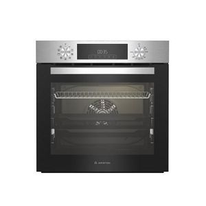 Ariston فرن بلت ان بشواية اريستون 72 لتر - مروحة تبريد - شاشة ديجيتال - استانلس ستيل / أسود -AROE 6R253H XNA