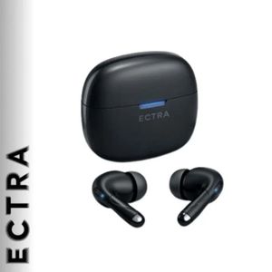 Kieslect سماعات أذن لاسلكية حقيقية ECTRA Earbuds Echo، بلوتوث 6.0، درايفرات ديناميكية 13 مم لصوت جهير قوي، تشغيل لمدة تصل إلى 30 ساعة، ميكروفون مزدوج بتقنية ENC، أسود