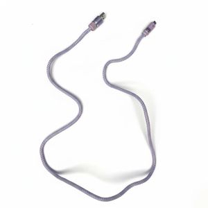 كابل شحن سريع ونقل بيانات عالي السرعة من بانسيه - PC034 - طول الكابل 100 سم - كابل مايكرو - ارجواني