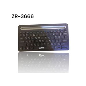 ZERO ZR-3666 mini keyboard works on Android and IOS system and supports Bluetooth & Wireless connection