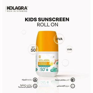 Kolagra كولاجرا صن بلوك رول اون اطفال
